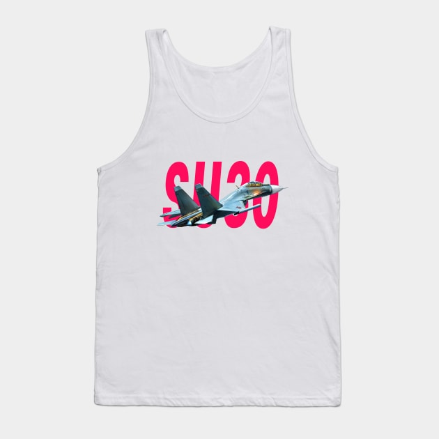 Sukhoi Su-30 fighter Tank Top by mangbo